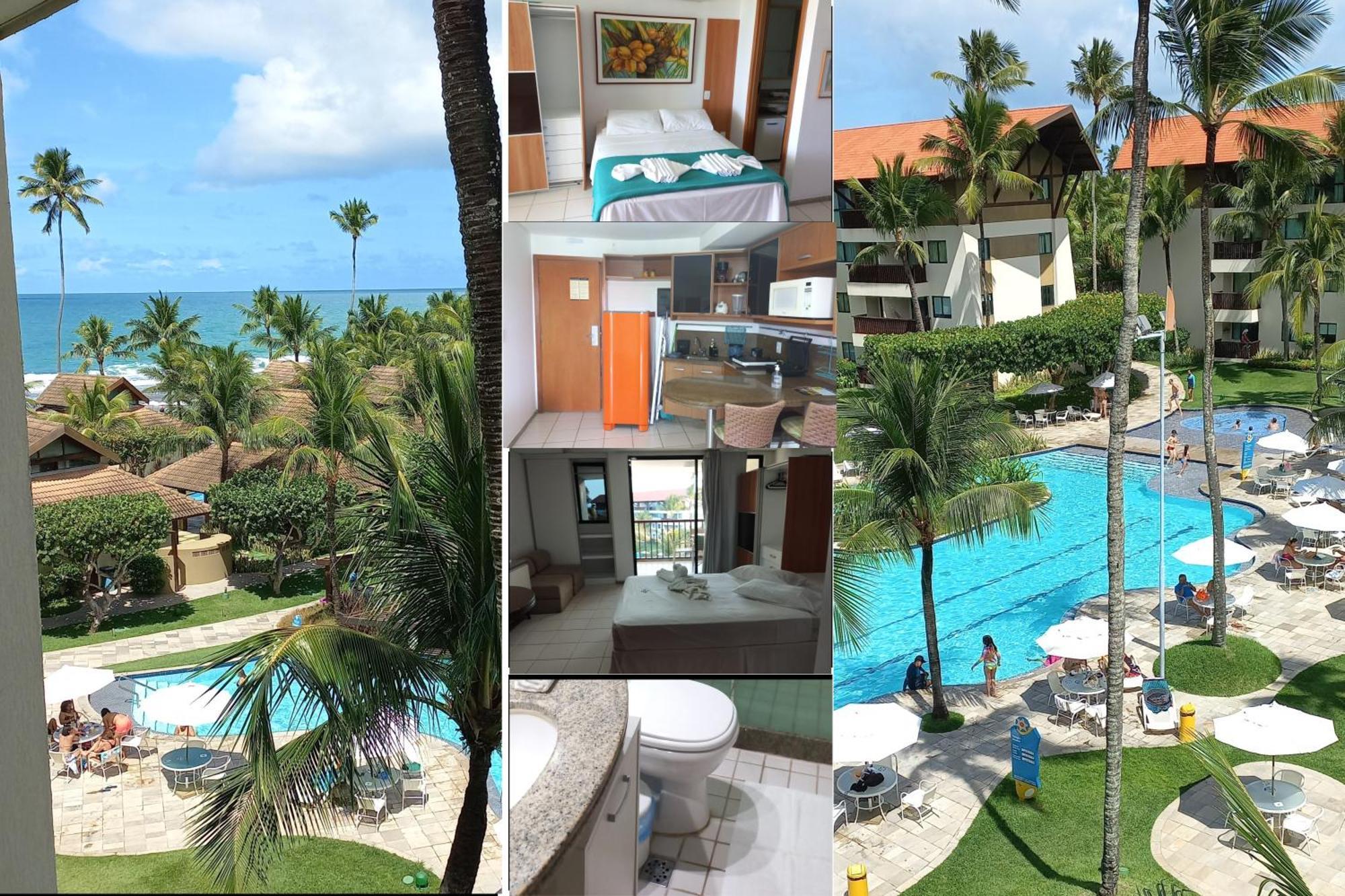 Estudio Marulhos, Varanda Com Vista De Mar E Parque Aquatico, A Beira-Mar Mar De Muro Alto, Com Wi-Fi, Restaurante, Estacionamento E A 10' De Порту-де-Галиньяш Экстерьер фото
